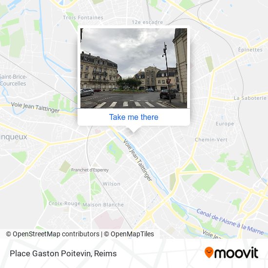 Place Gaston Poitevin map