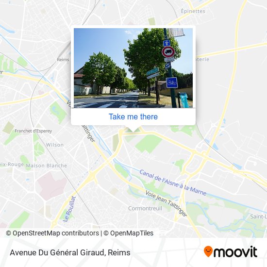 Mapa Avenue Du Général Giraud