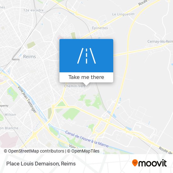 Place Louis Demaison map