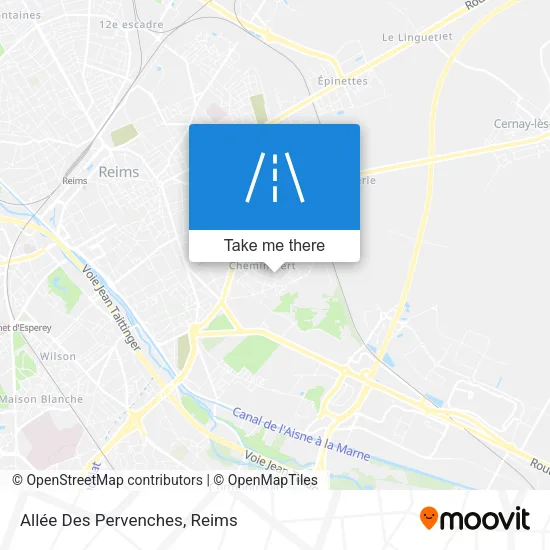 Allée Des Pervenches map