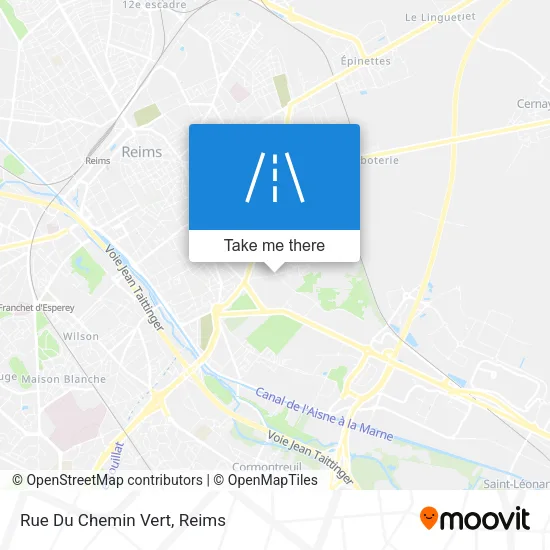 Rue Du Chemin Vert map