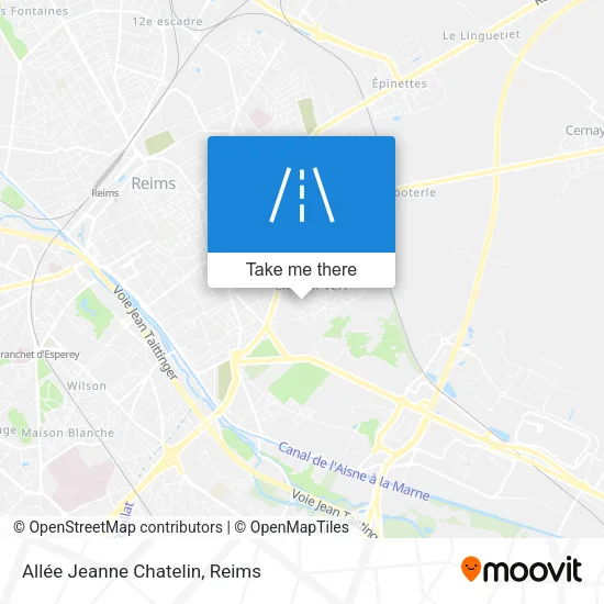 Allée Jeanne Chatelin map