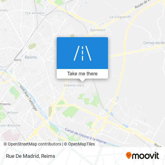 Rue De Madrid map