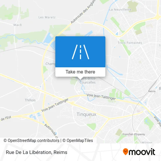 Rue De La Libération map