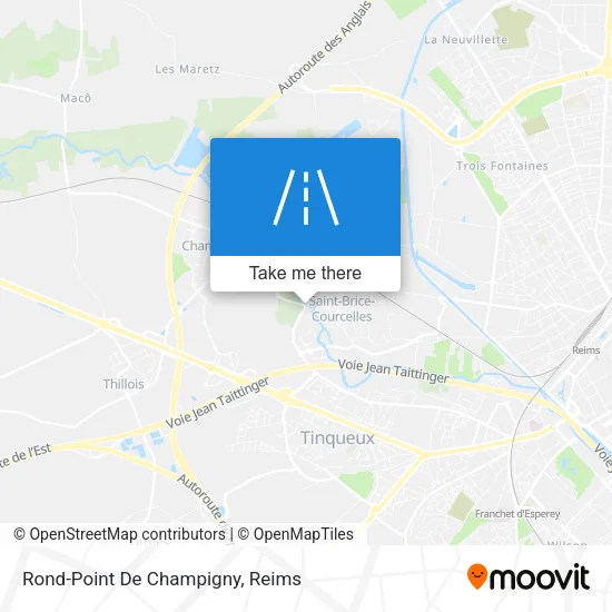 Rond-Point De Champigny map