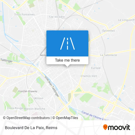 Boulevard De La Paix map
