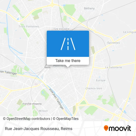 Rue Jean-Jacques Rousseau map