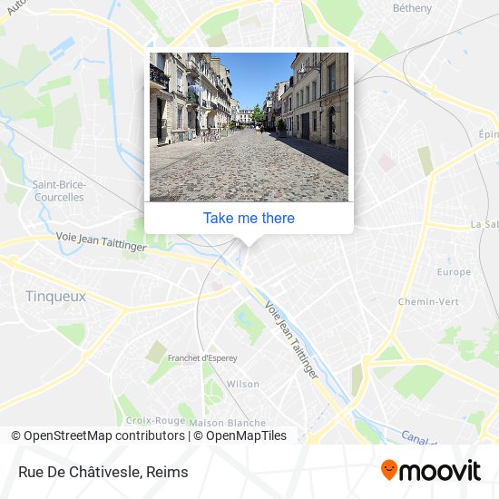 Mapa Rue De Châtivesle