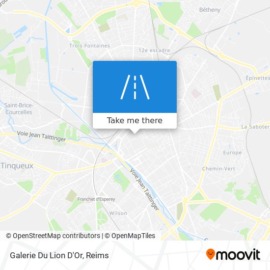 Galerie Du Lion D'Or map