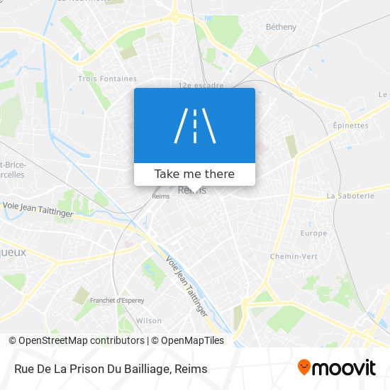 Mapa Rue De La Prison Du Bailliage