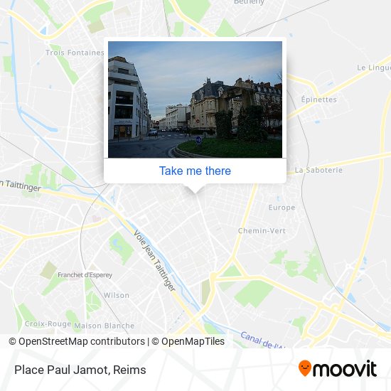 Mapa Place Paul Jamot
