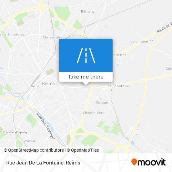 Mapa Rue Jean De La Fontaine