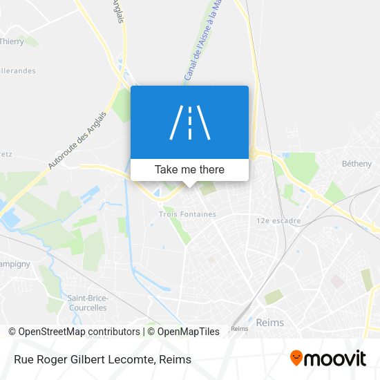 Rue Roger Gilbert Lecomte map