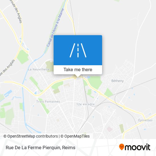 Mapa Rue De La Ferme Pierquin