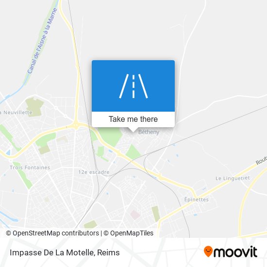 Impasse De La Motelle map