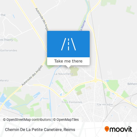 Chemin De La Petite Canetière map