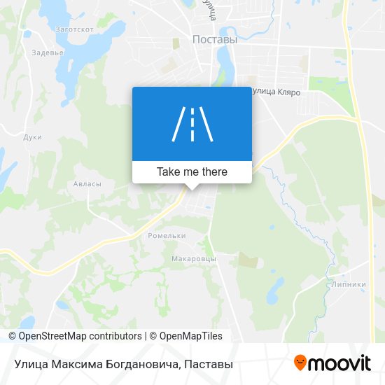 Улица Максима Богдановича map