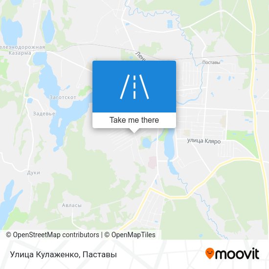 Улица Кулаженко map