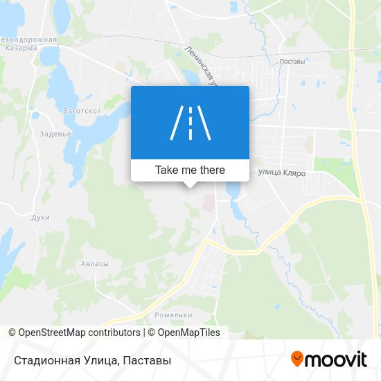 Стадионная Улица map