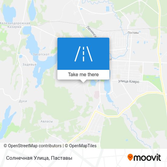 Солнечная Улица map