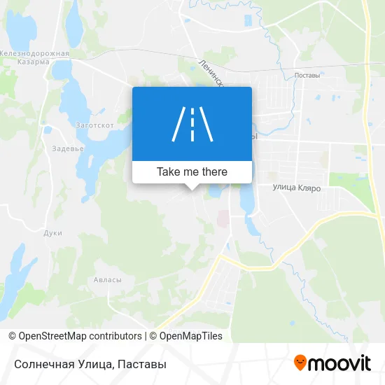 Солнечная Улица map