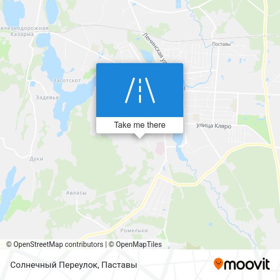 Солнечный Переулок map