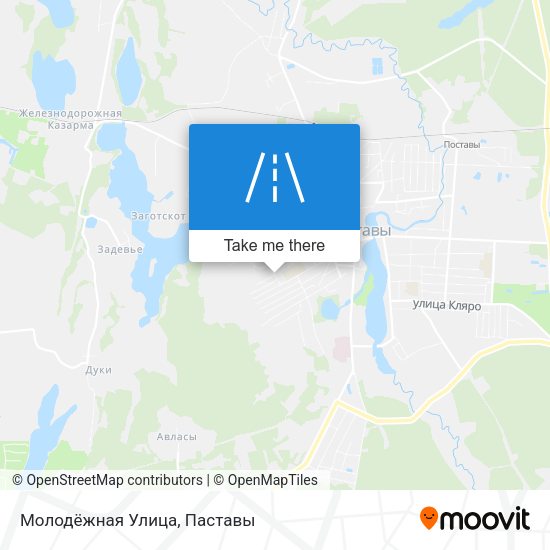 Молодёжная Улица map