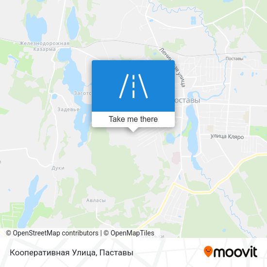 Кооперативная Улица map