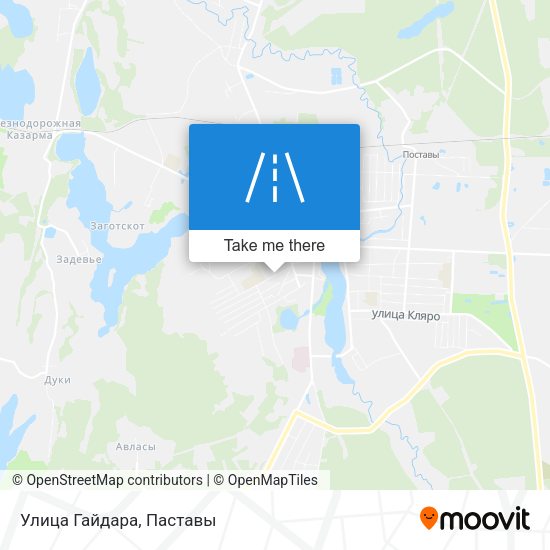 Улица Гайдара map