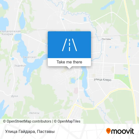 Улица Гайдара map