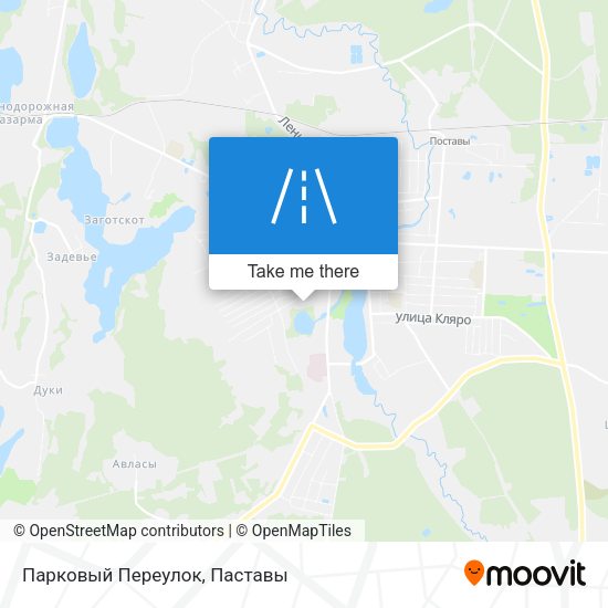 Парковый Переулок map
