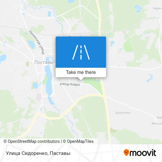 Улица Сидоренко map