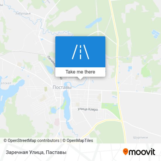 Заречная Улица map