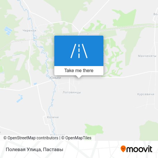 Полевая Улица map