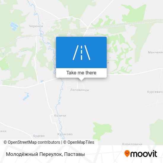 Молодёжный Переулок map