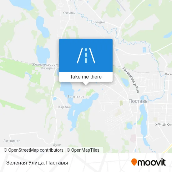 Зелёная Улица map