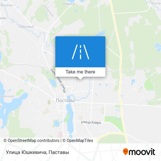 Улица Юшкевича map
