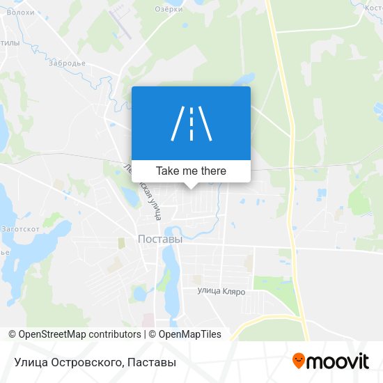 Улица Островского map