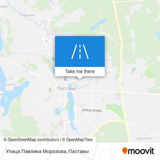 Улица Павлика Морозова map