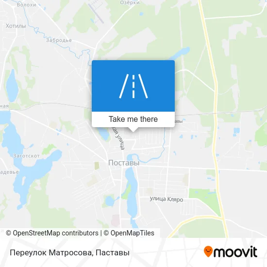 Переулок Матросова map