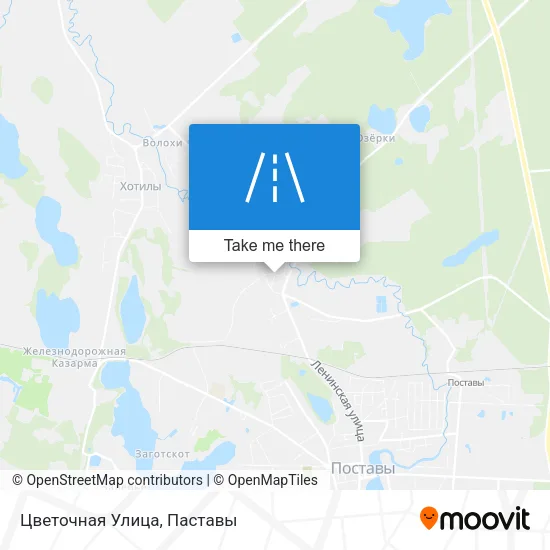 Цветочная Улица map
