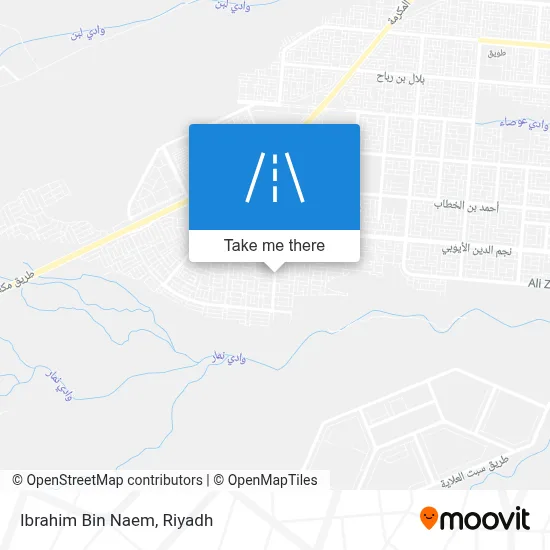 Ibrahim Bin Naem map