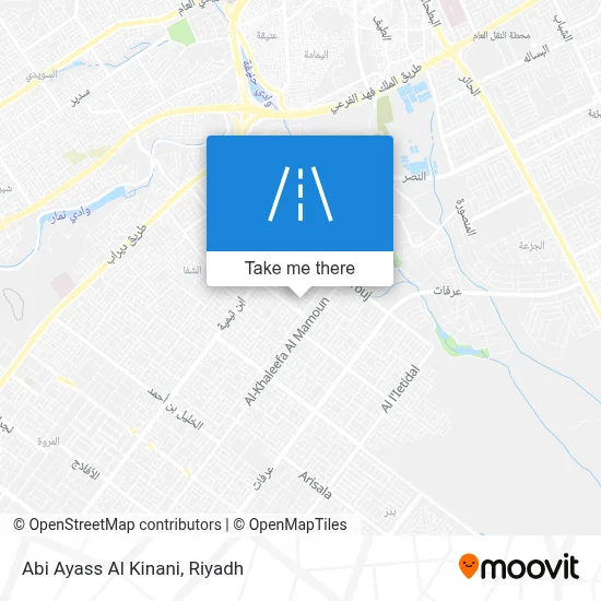 Abi Ayass Al Kinani map