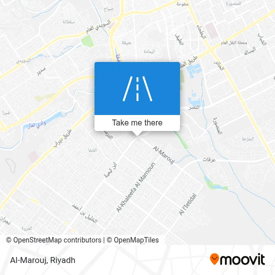 Al-Marouj map