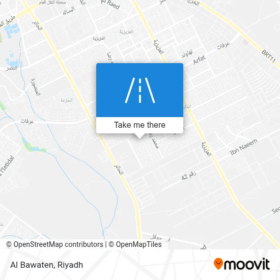 Al Bawaten map