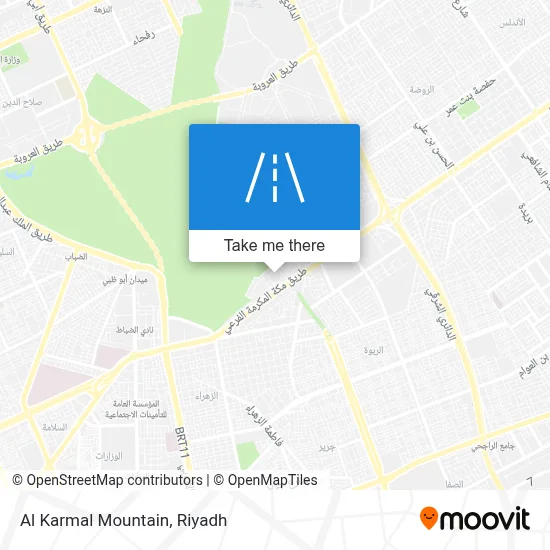 Al Karmal Mountain map