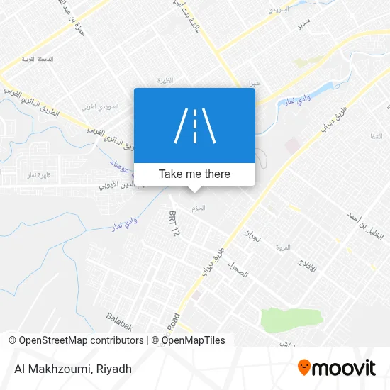 Al Makhzoumi map