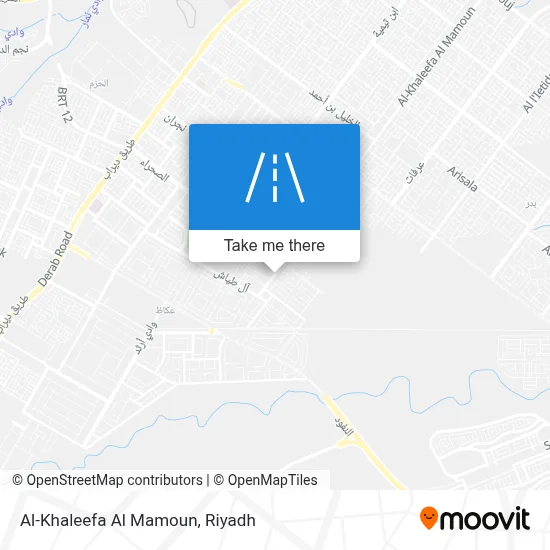 Al-Khaleefa Al Mamoun map