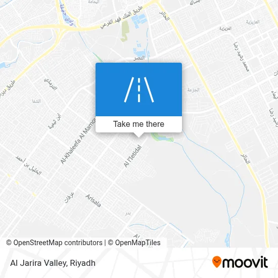 Al Jarira Valley map