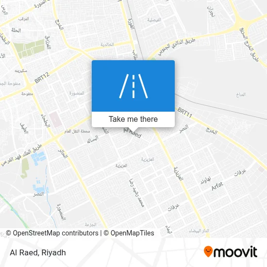 Al Raed map